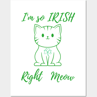 Right meow Posters and Art